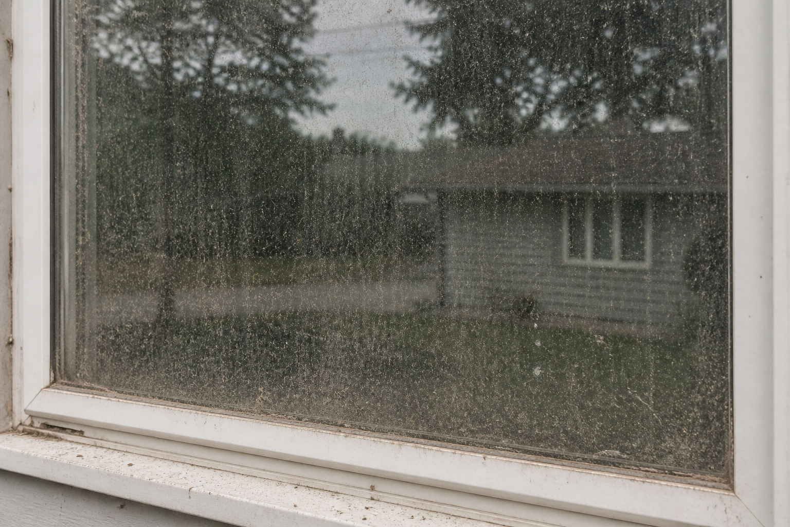 Dirty window before